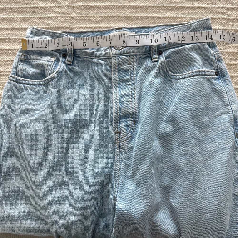 PacSun Patchwork High Rise Straight Button-fly Je… - image 7